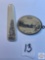 Scrimshaw - 2 - Resin oval pendant 