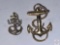 Jewelry - 2 Navy lapel pins, 1 sterling