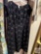 Clothing - Vintage Dress, Evening dress, Black w/ silver accent design