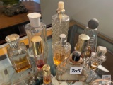 Perfume - 10 - misc perfume bottles, Helena Rubinstein, Myrurgia, Intimate, Tresor by Lancome Paris