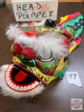 Asian Dragon Head Puppet, 3 pc. 5