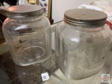 2 Vintage coffee jars