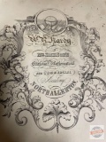 Ephemera - Book 1877 Mr. Jackson's Statistical & Mathematical & commercial Academy