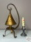 2 Candle lamps - wrought iron 16