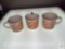 3 vintage Sambo Restaurant, restaurant ware coffee mugs
