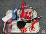 Kitchen utensils - Gadgets & Utensils, Betty Crocker etc. on cafeteria tray