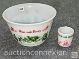 Vintage Tom & Jerry Bowl & 1 cup, 6