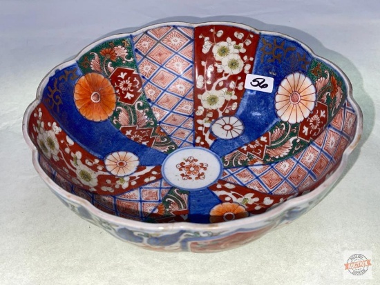Imari Asian Bowl, 8.6"wx3.75"h