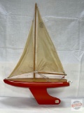 Wooden Toy Sail boar, Skipper Yacht 15