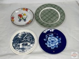 Dish ware - 4 Plates, Currier & Ives design 7 5/8