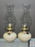 Kerosene Lamps - 2 Hobnail 