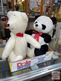 Toys - 2 Stuffed Bears - Jointed 