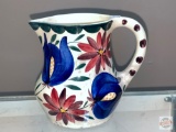Dish ware - Hand painted Germany pitcher, floral motif