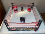 Toys - WWF Wrestling Ring and accessories