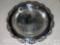Poole Silver plate footed pie plate, 
