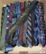 Vintage Neck Ties - 13 Skinny Neck ties, a couple silk