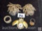 Jewelry - Lady bug Annibel pendant watch, 2 rings, pr. rhinestone clip-on earrings