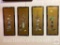 Artwork - 4x's-the-money, Decor Art wall plaques, relief design with glass/stone motif, 34