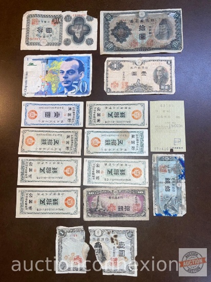 Currency - Misc. Japanese money etc.