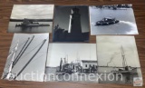 Photography - 6 Water/boat scenes, Large Black/white 16x20 photographs