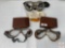 Vintage Airplane goggles, 3 pr. with extra lenses