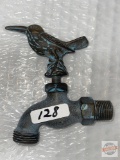 Solid Brass Yard Decor, faucet, Bird handle, 5