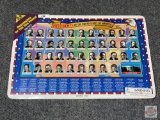 Presidents of the US wooden Puzzle, Battat 2000, unopened, Washington to Clinton, 17