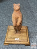 Carved Wooden Bear statue, 14
