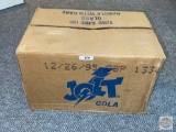 Jolt Cola case box with 24 bottles, 1995