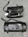 2 mini side saddle bags, Harley Davidson logo motif, 10.5