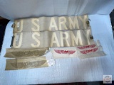 Military Decals - US Army, WACO, 3 padlocks and 1 wrench
