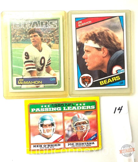 Collector Sports Cards - 3 1980's Football