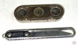 Vintage Christy trademark Pat. No 2074840 Keychain knife and early Jemco coin holder