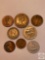 8 Foreign Coins misc. Commonwealth of the Bahama's, English monarchy coins, etc.