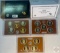 US Mint Proof Set, 2011s, 3 slabs, 14 coin set