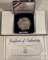 Silver - 1991s Silver Dollar Proof Coin, USO 50th Anniversary Commemorative Coin