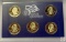 2000s US State Mint 50 State Quarters Proof Set.
