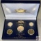 2000 US 24k Gold Plated 5 Coin Set in Presentation box