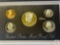 Silver - 1992s US Mint Silver Proof Set, 5 coins