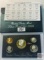 Silver - 1992s US Mint Silver Proof Set, 5 coins
