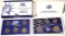 US Mint Proof Set 2002s, 2 case, 10 coin set in hard plastic protective cases