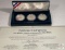 Silver - 1994p 3 coins Silver Proof Dollars, US Veterans Commemorative Silver Dollars