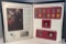 George Washington Stamps and Coins folio, PCS