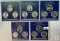 Statehood Quarters, 5 - 3 quarter coin sets - 1999 Uncirculated and Proof 1999 issued from 3 mints