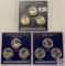 Statehood Quarters/Territories, 3 - 3 quarter coin set - 2009 Uncirculated and Proof issued from 3 m