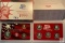 Silver - 1999s US Mint Silver Proof Set, 9 coins (7-90% silver)