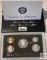 Silver - 1997s US Mint Silver Proof Set, 5 coins (3-90% silver) in hard plastic case