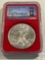 Silver Dollar - 2017s MS 69 American Eagle Silver Dollar in protective slab