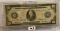 1914 $10 Last Large size Federal Reserve Note, New York, Blue seal, encased #B72403145A
