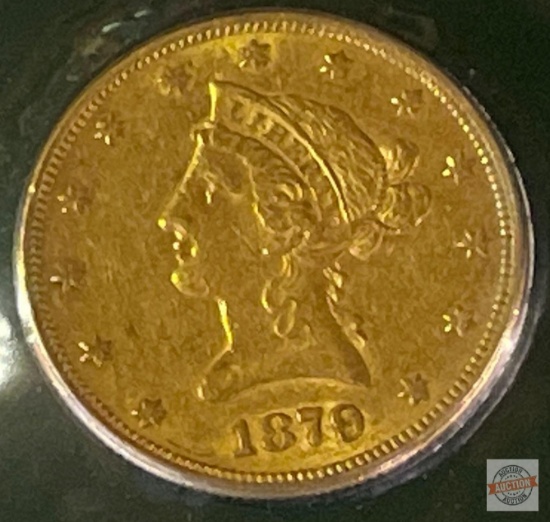 Gold $10 Eagle - 1879 $10 Gold coin Liberty Head
